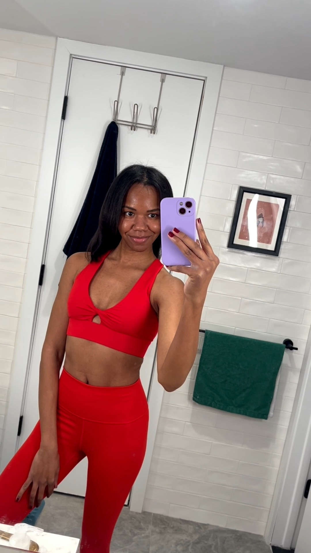 Spicy set from @Fabletics !

Obsessed with this Heated Red matching set. The Oasis Twisted Sports bra is so sexy and comfortable and the Define Powerhold leggings keep me feeling snatched and confident during my workouts! ❤️❤️

#LTKfitnessgoals #LTKootd #LTKActive
