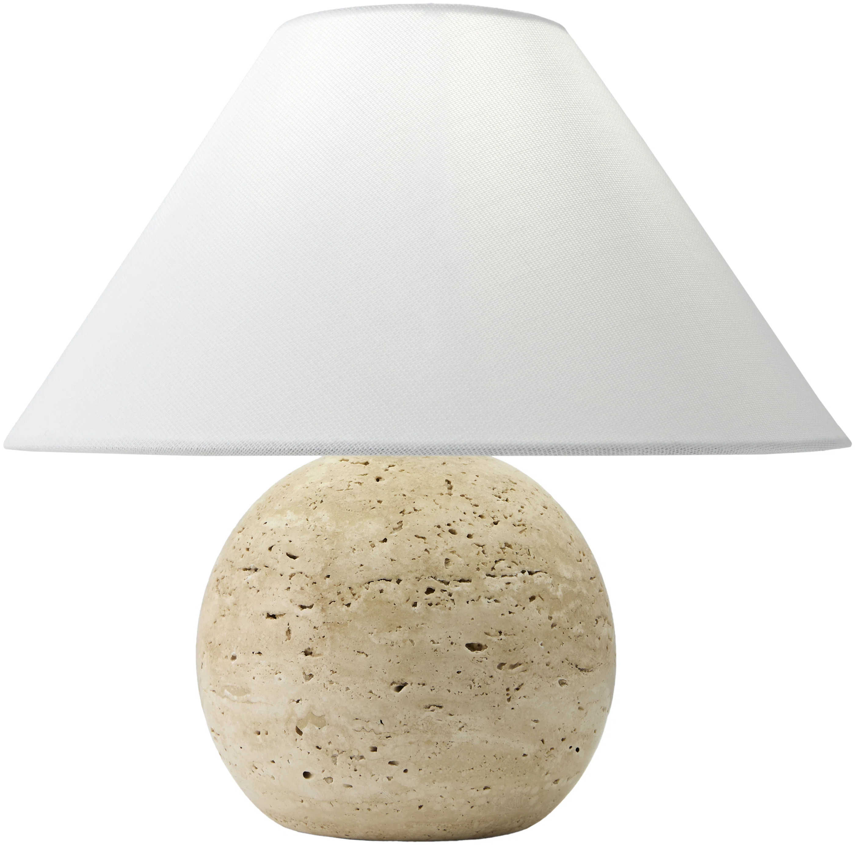 Chemise Travertine 10" Mini Table Lamp | Joss & Main