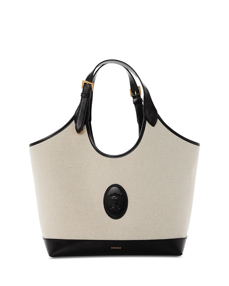 Versace Fabric & Leather Large Tote | Bloomingdale's (US)