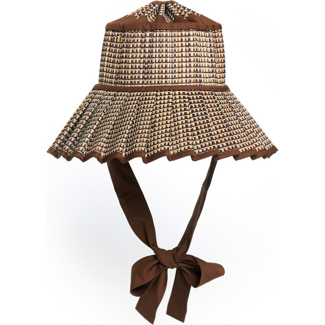 Lorna Murray | Women's Island Ravello Hat, Lesotho (Brown, Size Large) | Maisonette | Maisonette