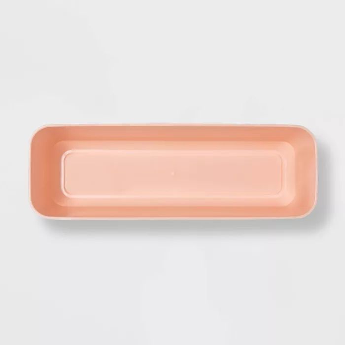 Long 3pk Storage Trays Feather Peach - Room Essentials™ | Target