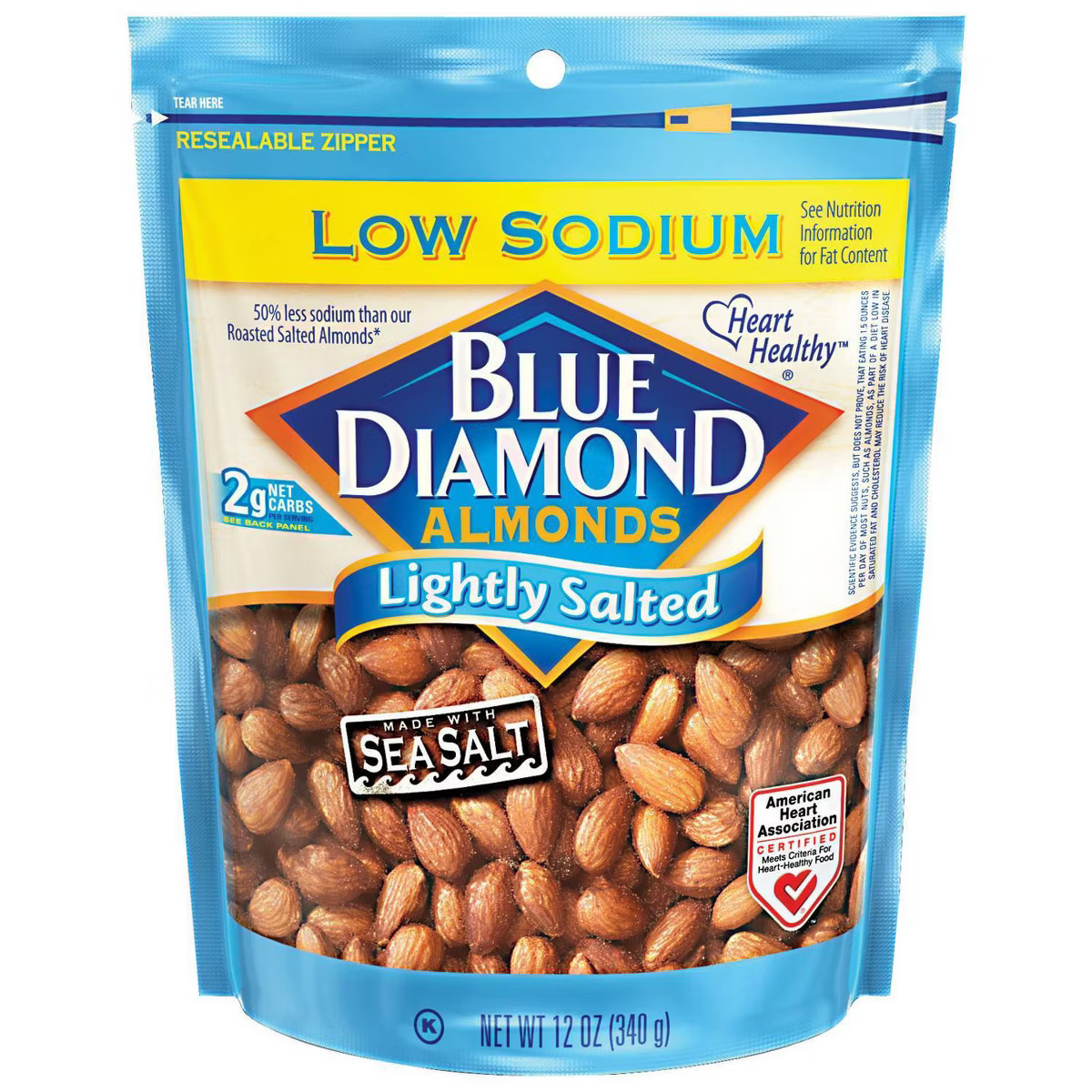 Blue Diamond Almonds Lightly Salted - 12oz | Target