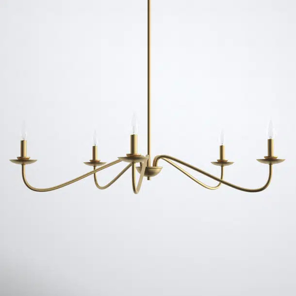Abigeal 5 Light Metal Dimmable Chandelier | Wayfair North America