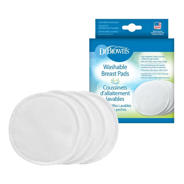 Dr. Brown's Reusable & Washable Nursing Pads - 4pk | Target