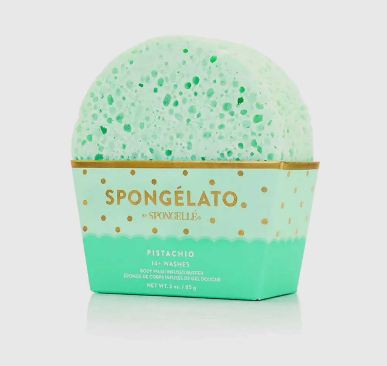 Spongelato Body Buffer by Spongelle Pistachio | The Collection TX 