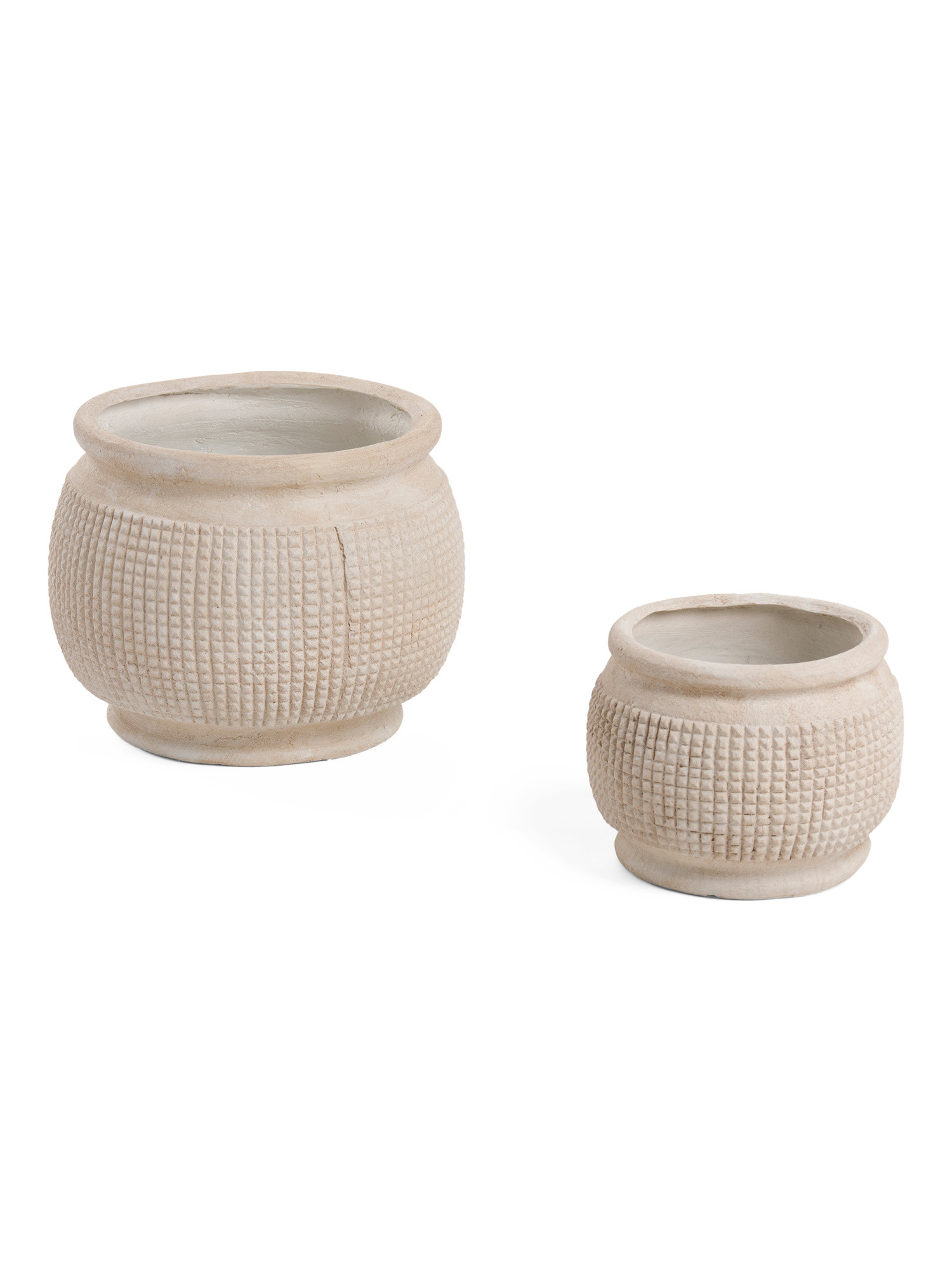 Set Of 2 Indoor Outdoor Antique Inspired Planters | TJ Maxx