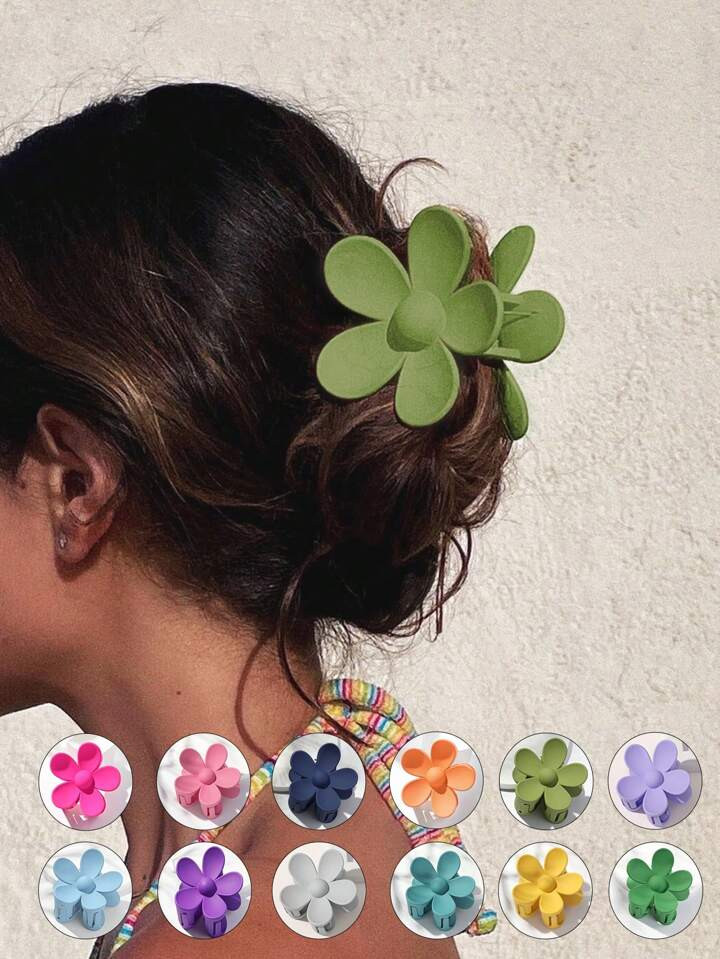 Flower Design Hair Claw Cute | SHEIN