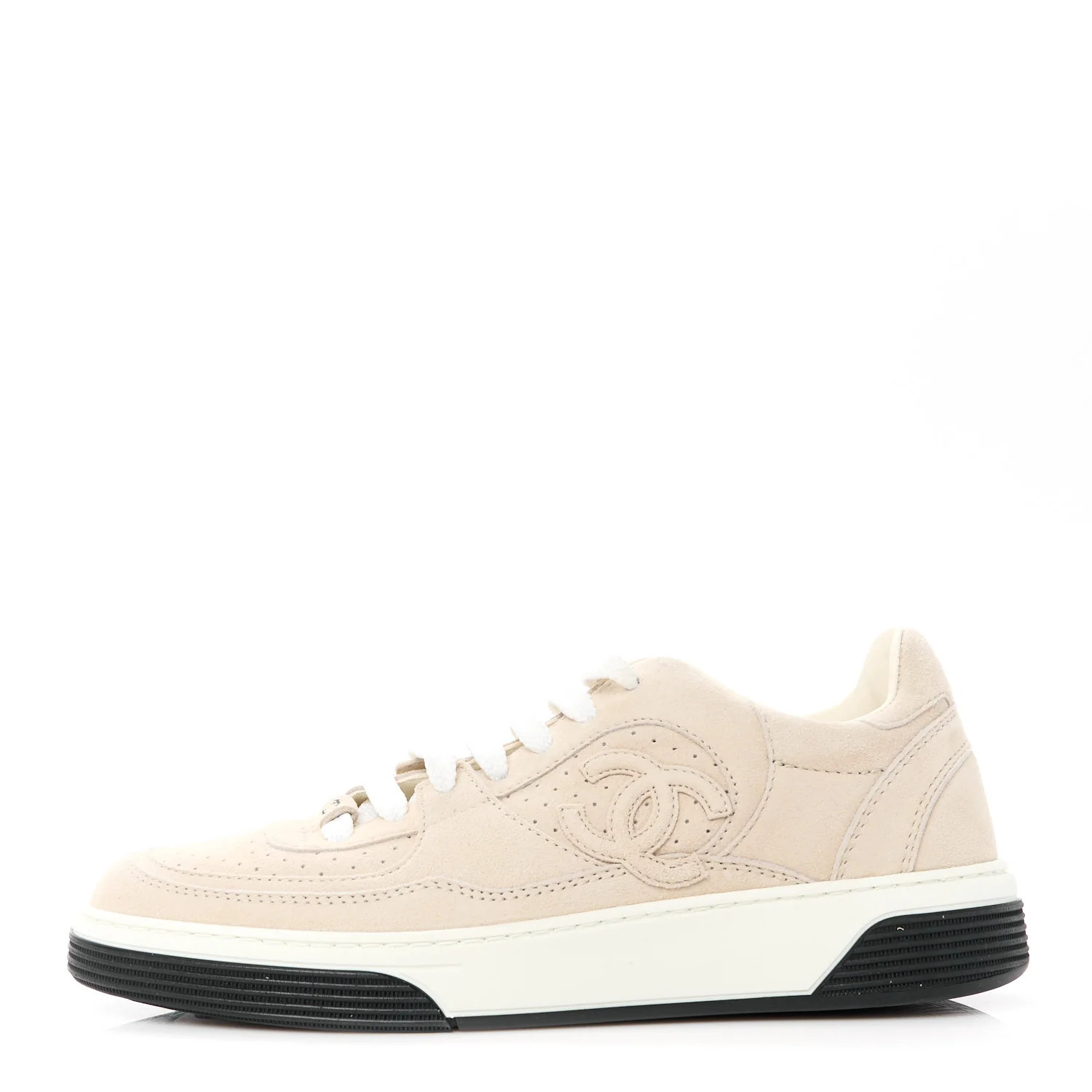 Suede Womens CC Sneakers 36.5 Light Beige | FASHIONPHILE (US)