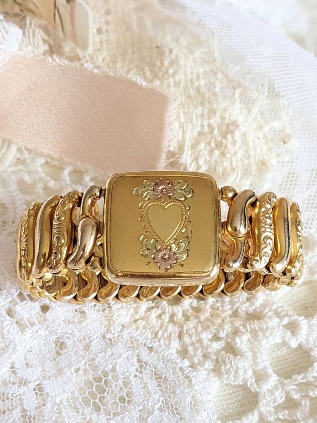Vintage Sweetheart Bracelet | Etsy (US)