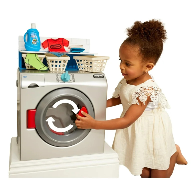 Little Tikes First Washer Dryer, Pretend Play Appliance, Interactive Toy Washing Machine with 11 ... | Walmart (US)