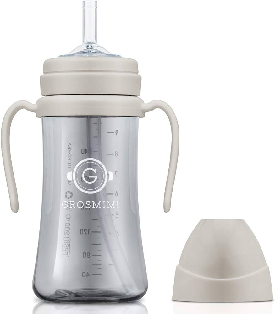 GROSMIMI Spill Proof no Spill Magic Sippy Cup with Straw with Handle for Baby and Toddlers, Custo... | Amazon (US)