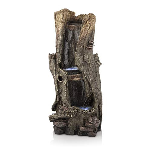 Alpine Corporation WIN258 Water Fountain with LED Lights Outdoor Waterfall for Garden, Patio, Deck,  | Amazon (US)