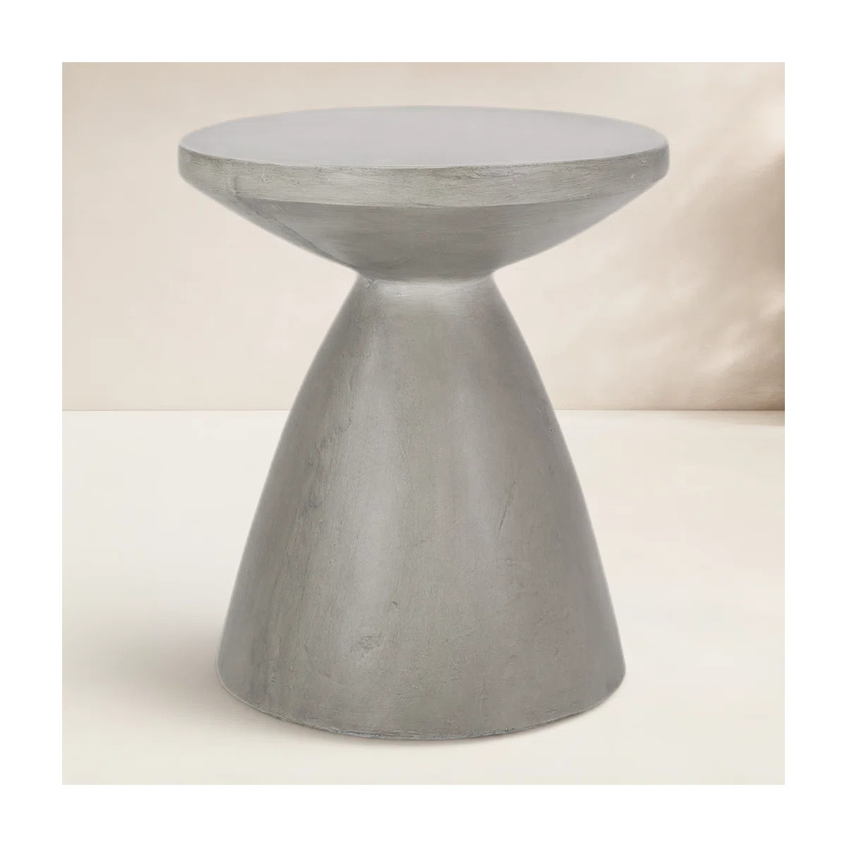 Sayle Stone/Concrete Side Table | Wayfair North America