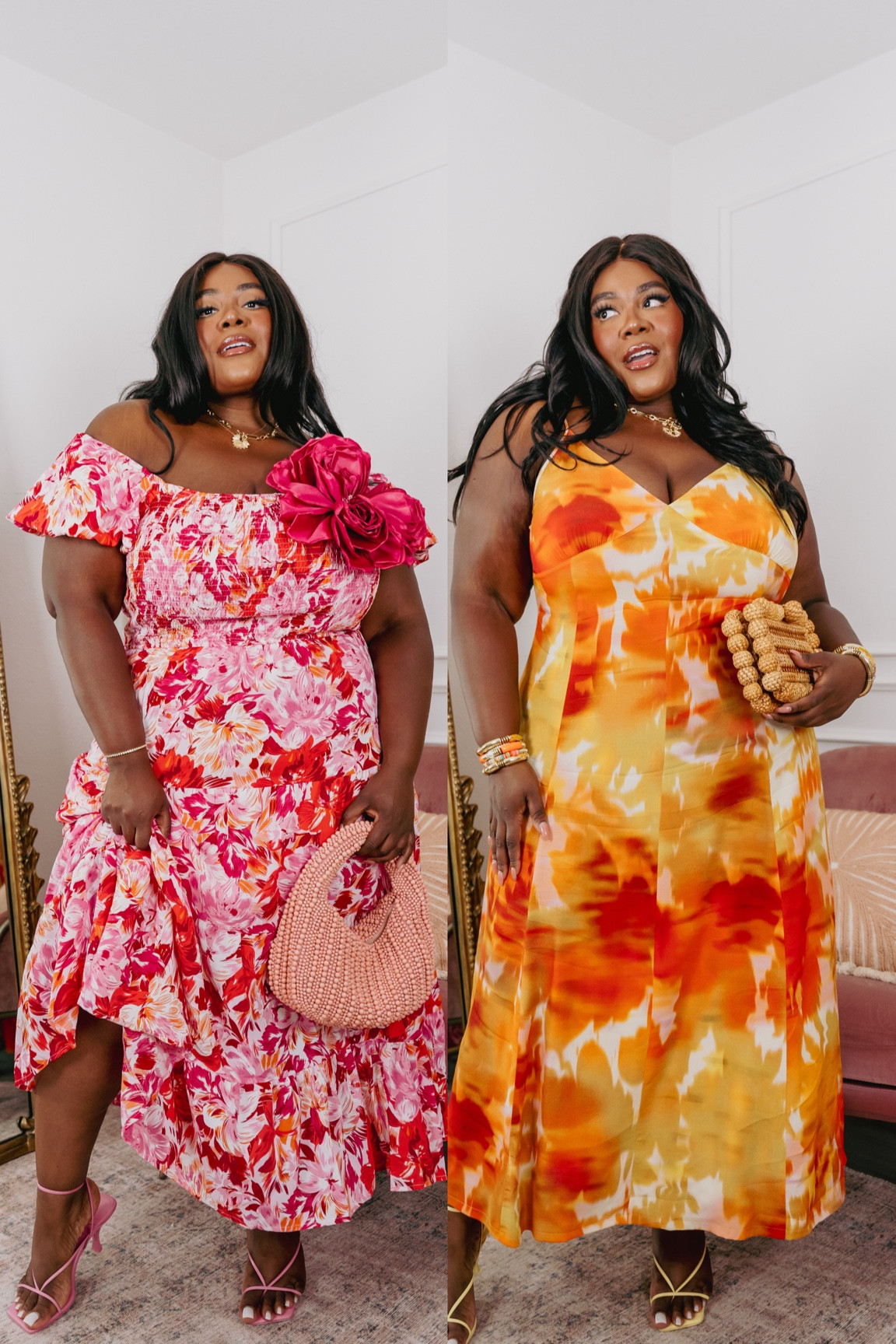 Pretty Garden on Amazon does it again! I feel so "pretty” in this dress. This dress is a great option for a summer wedding guest. Great quality, lined and smocked bodice.  

Wearing size XXL with shapewear  

#plussizefashion #summerdresses 


#LTKFindsUnder50 #LTKPlusSize #LTKFindsUnder100