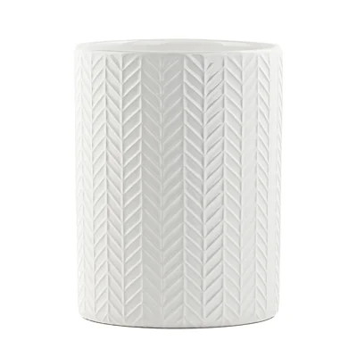 10 Strawberry Street Embossed Utensil Crock, Chevron | Wayfair North America