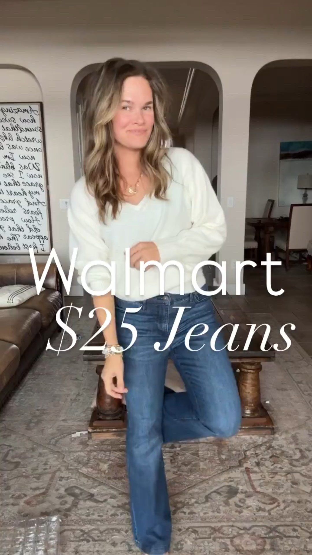 Y’all these are SO good and we’re restocked!! Have a feeling they’ll go quick-  $24 I’m in my normal size ✨ 
.
#walmart #walmartfinds #walmartfashion #jeans #denim 

#LTKFindsUnder50 #LTKHoliday #LTKSaleAlert