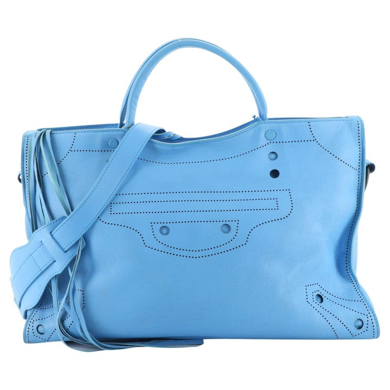 Balenciaga Blackout City Bag Leather Medium | 1stDibs