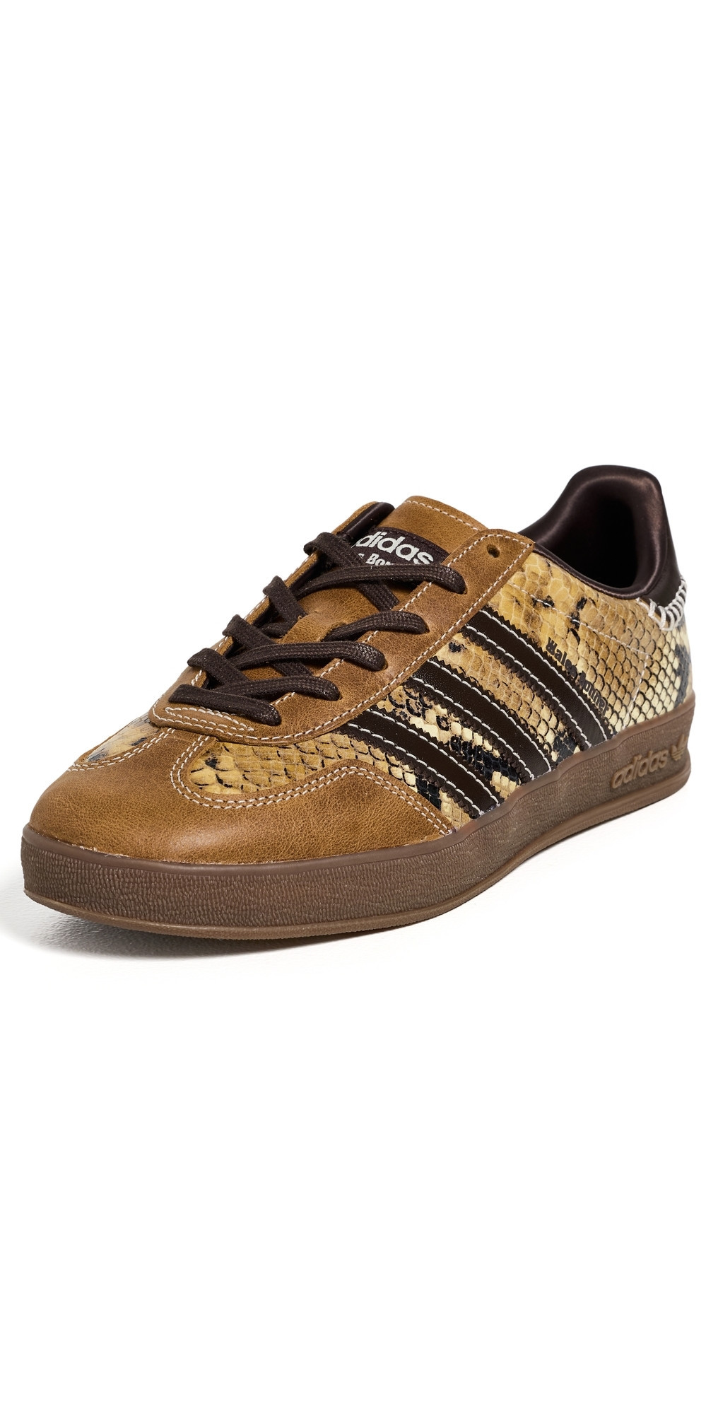 Adidas x Wales Bonner Gazelle Snake Sneakers dust rust/white/burgundy M 4/ W 5 | Shopbop