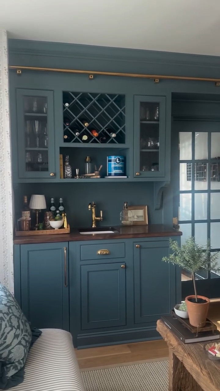 Paint Deserves a Process ✨

Paint is often treated like a final detail, but it’s one of the most influential decisions in a space. When we moved in, this room felt unfinished. It didn’t account for the light, the function of the room, or how we actually live in it.

We tested undertones throughout the day. We considered how the color would interact with existing materials. We chose shades that would support the room, from the walls, through trim.

The difference between the “before” and now isn’t just the color itself. It’s the process behind the choice.

If you’re feeling stuck or second-guessing your paint decisions, it’s usually not about the shade, it’s about missing a framework.

Comment PAINT for my full paint selection guide + to shop this space.

#traditionalhome #sittingroomdecor #coastalcottage #cottagecoreaesthetic #homebar