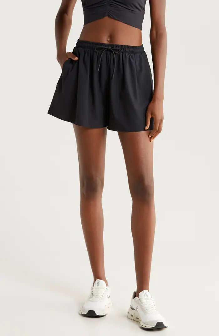 Zella High Waist Flutter Shorts | Nordstrom | Nordstrom