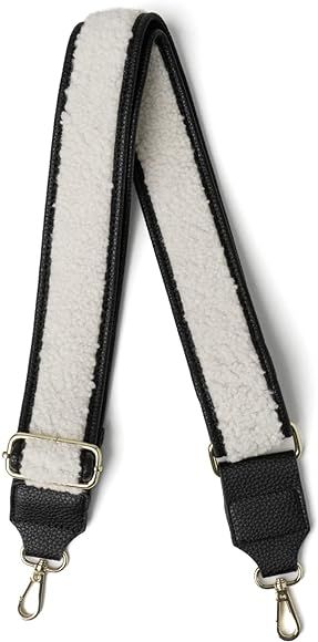 KEDZIE Fireside Bag Straps Vegan Sherpa Adjustable Length 55” Handbag Strap Replacement 2-inch ... | Amazon (US)