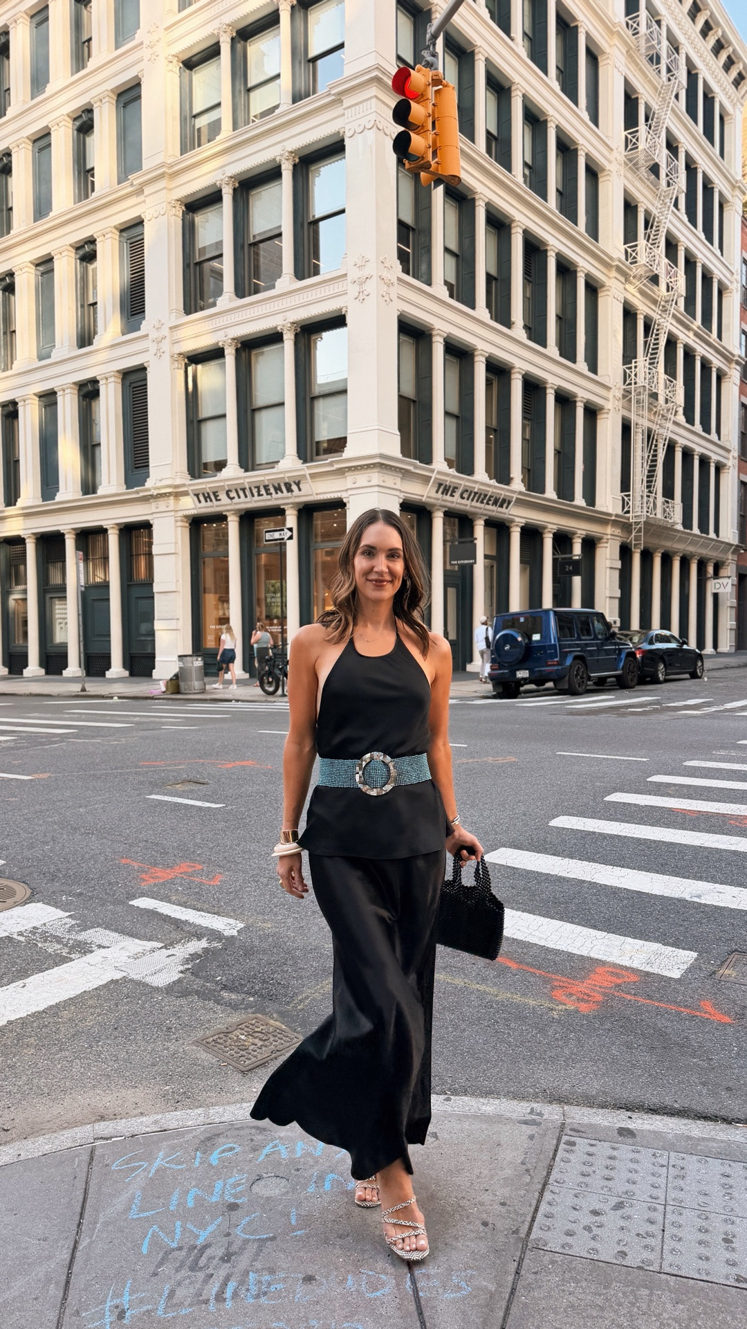 Wearing a size small top and skirt -

Black silk maxi skirt that can be worn SO many different ways - can’t wait to wear this silk halter top with denim too @Shopbop

#LTKootd