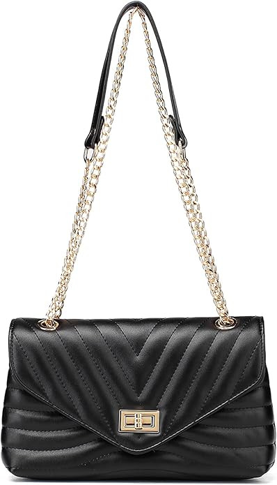 Quilted Crossbody Bags for Women Trendy Design Shoulder Purses and Handbags with Sliding Chain St... | Amazon (US)