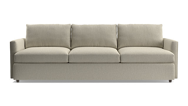 Lounge II Long Narrow Sofa + Reviews | Crate and Barrel | Crate & Barrel