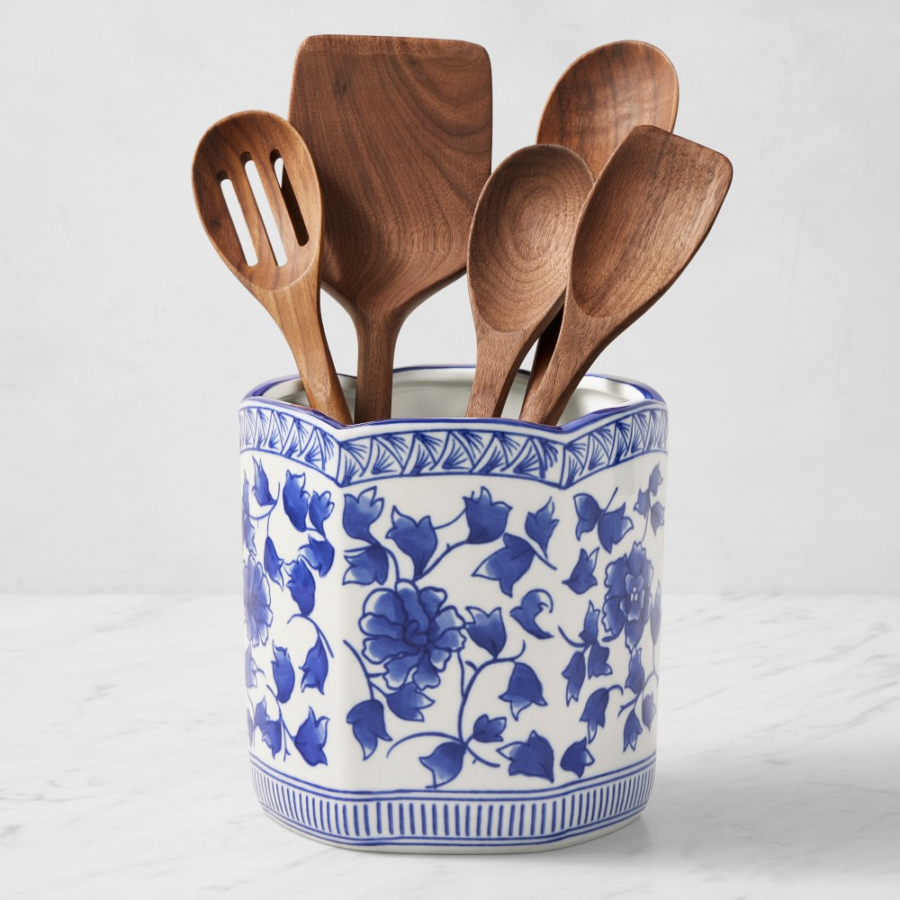 Chinoiserie Porcelain Utensil Holder | Williams-Sonoma