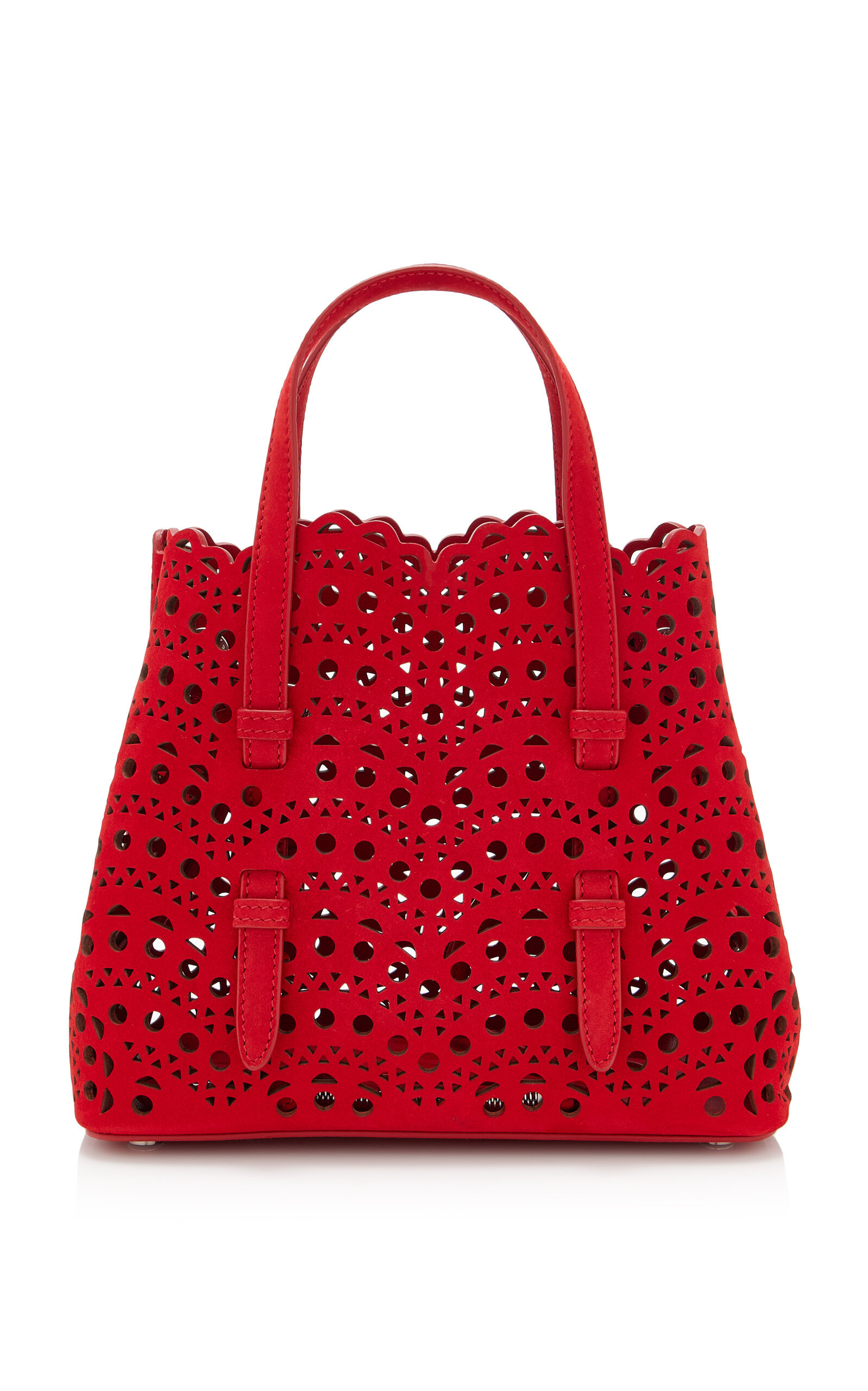 ALAÏA Mina 20 Nubuck Leather Bag - Moda Operandi | Moda Operandi (Global)