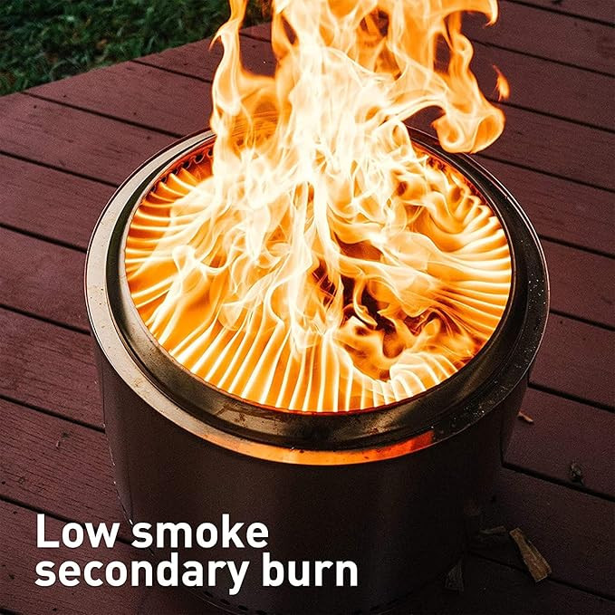 Solo Stove Yukon with Stand Portable Fire Pit Stainless Steel for Wood Burning and Low Smoke Grea... | Amazon (US)