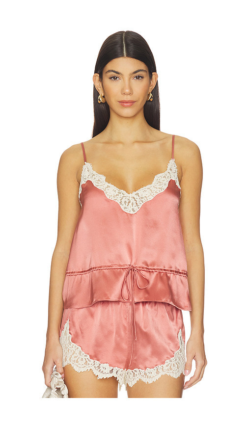 Tularosa Lio Silk Cami Top in Rose. Size XS. Also in L, M, S. | Revolve Clothing (Global)