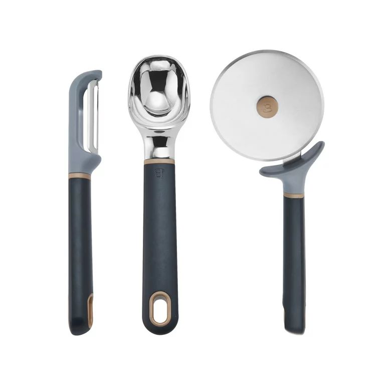 Beautiful Ice Cream Scoop, Pizza Cutter, and Peeler in Black Sesame by Drew Barrymore | Walmart (US)