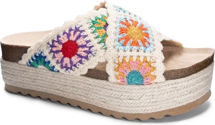 Plays Knit Platform Sandal | Nordstrom