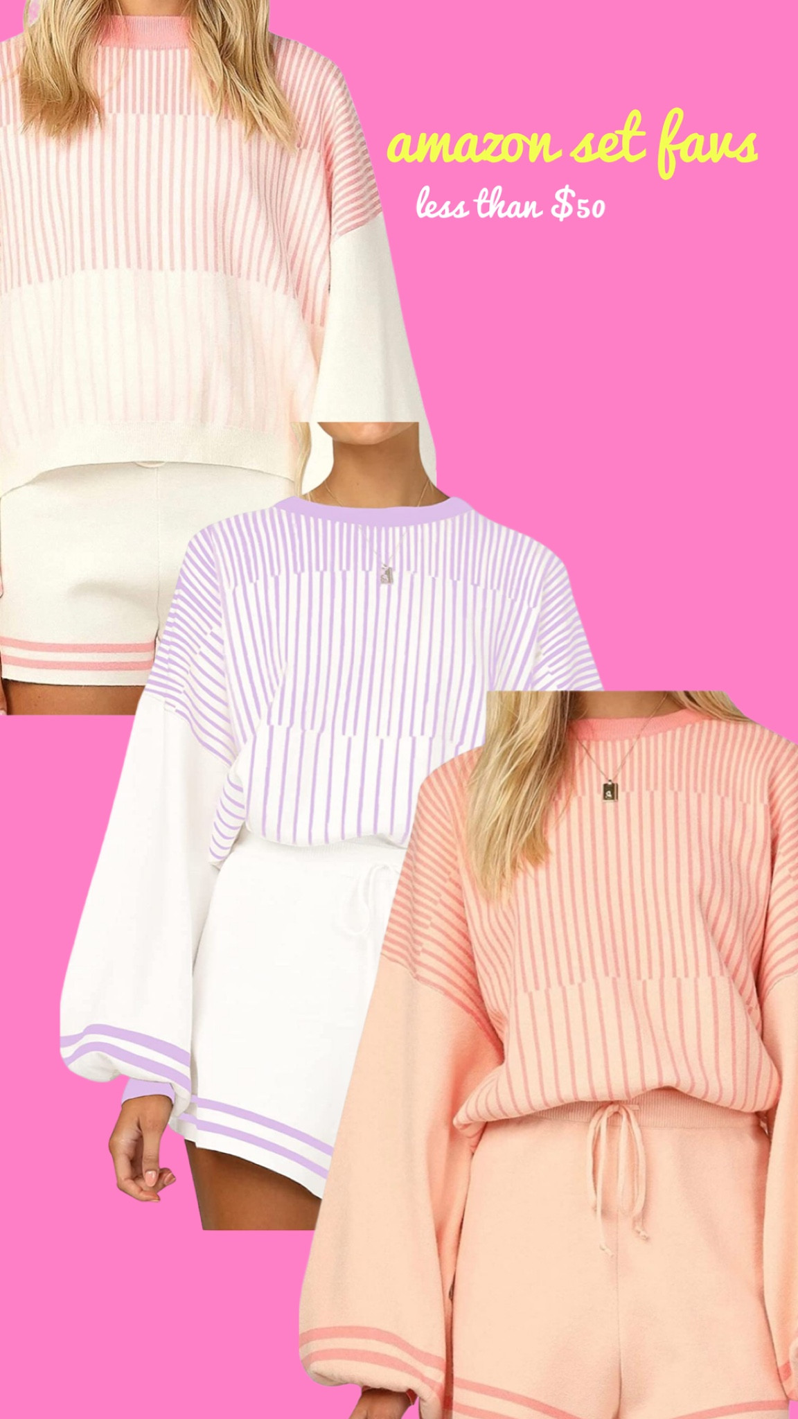 loving these cute sets for spring! 

#LTKSeasonal #LTKunder50 #LTKtravel