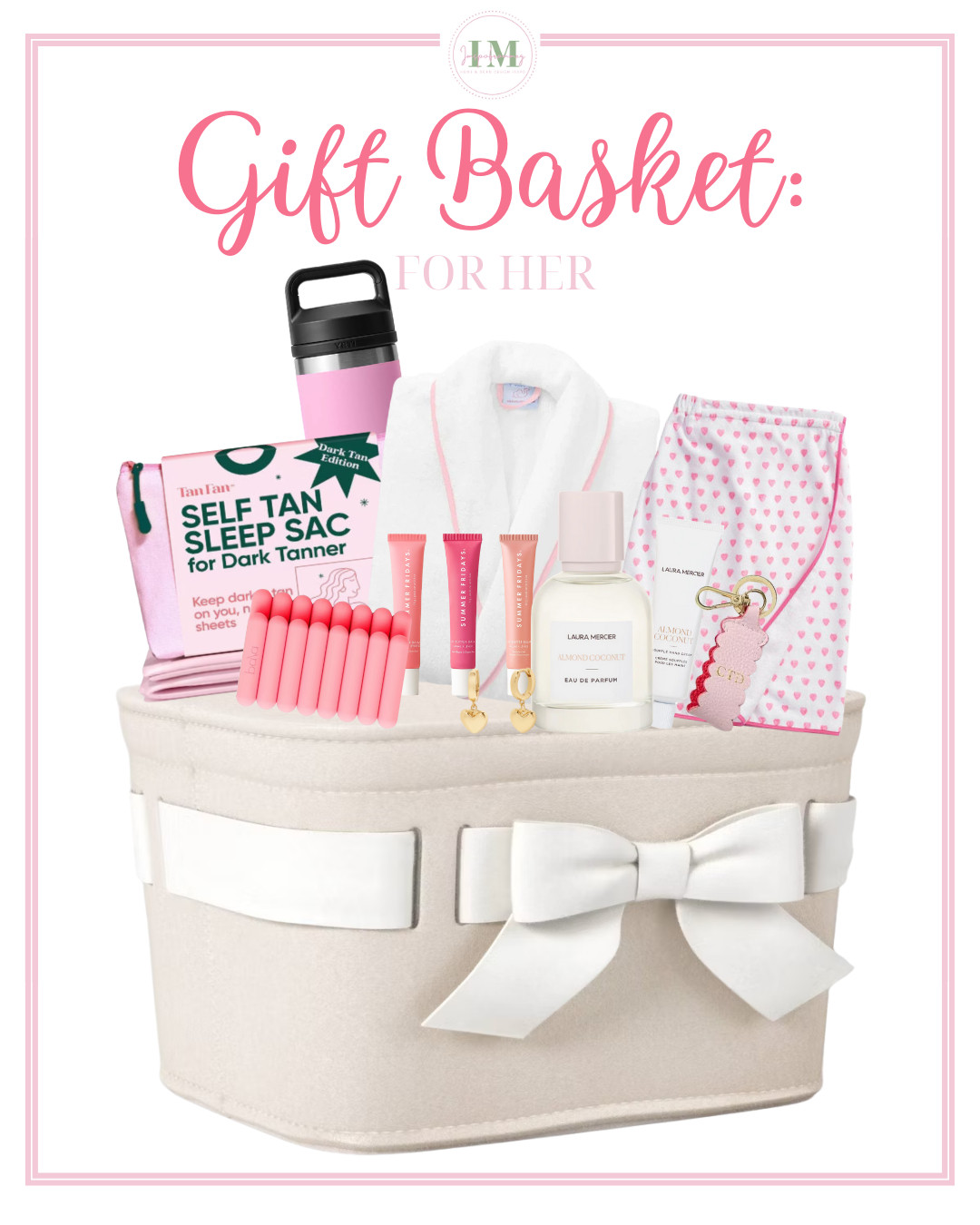 Pretty, thoughtful, and so easy to customize 💕
This curated gift basket has everything she’ll love — beauty must-haves, cozy pieces, and pink details that make it extra special ✨#ValentinesGiftIdea #GalentinesGifts #LuxuryGiftsForHer #AestheticGifts #PrettyInPink #GiftGuide2025 #LTKBeauty #PinterestInspired#BridesmaidGiftIdeas #BridalShowerGifts #WeddingGiftGuide #PamperHer #CuteGifts #LTKGifts #PinkLover 

 #LTKGiftGuide #LTKFindsUnder50 #LTKFindsUnder100