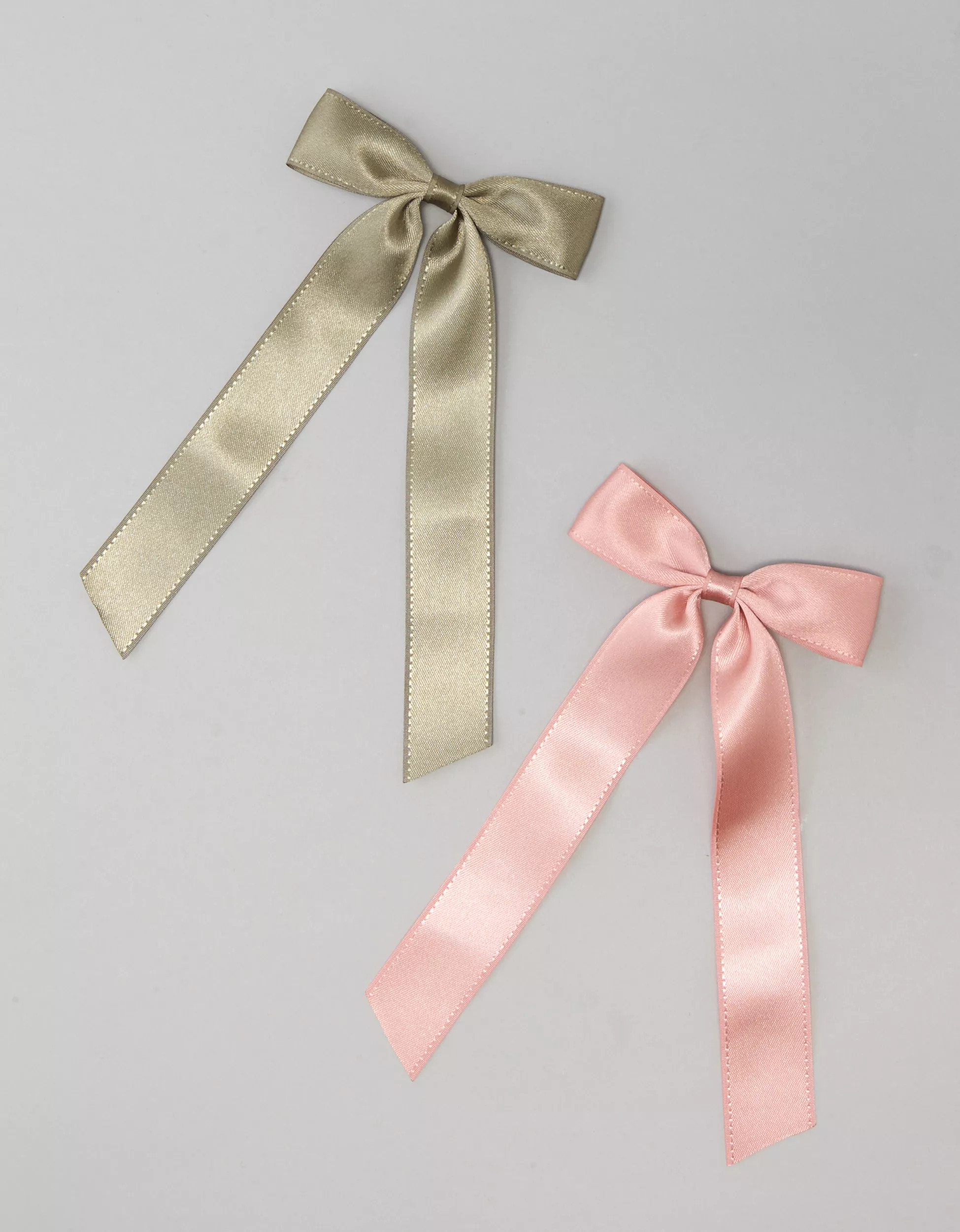 AE Green & Pink Bow 2-Pack | American Eagle Outfitters (US & CA)