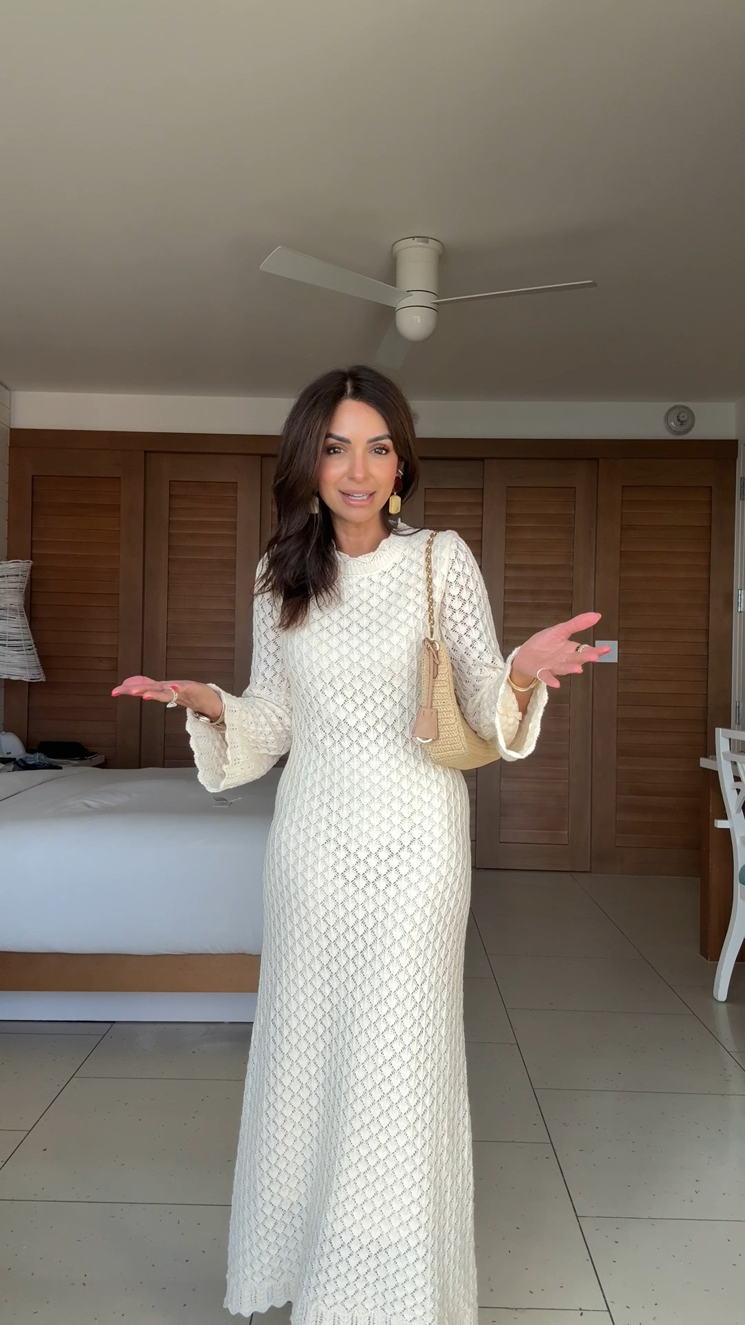 The perfect dress for tonight in the Bahamas! We are sitting inside so I know I'll be freezing! I'm in xxs for size reference! Sandals have been my favorite that I've packed for this trip! Run TTS

#LTKPetite #LTKTravel #LTKootd
