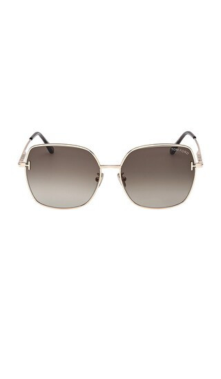 TOM FORD Square Sunglasses in Rose Gold. | Revolve Clothing (Global)