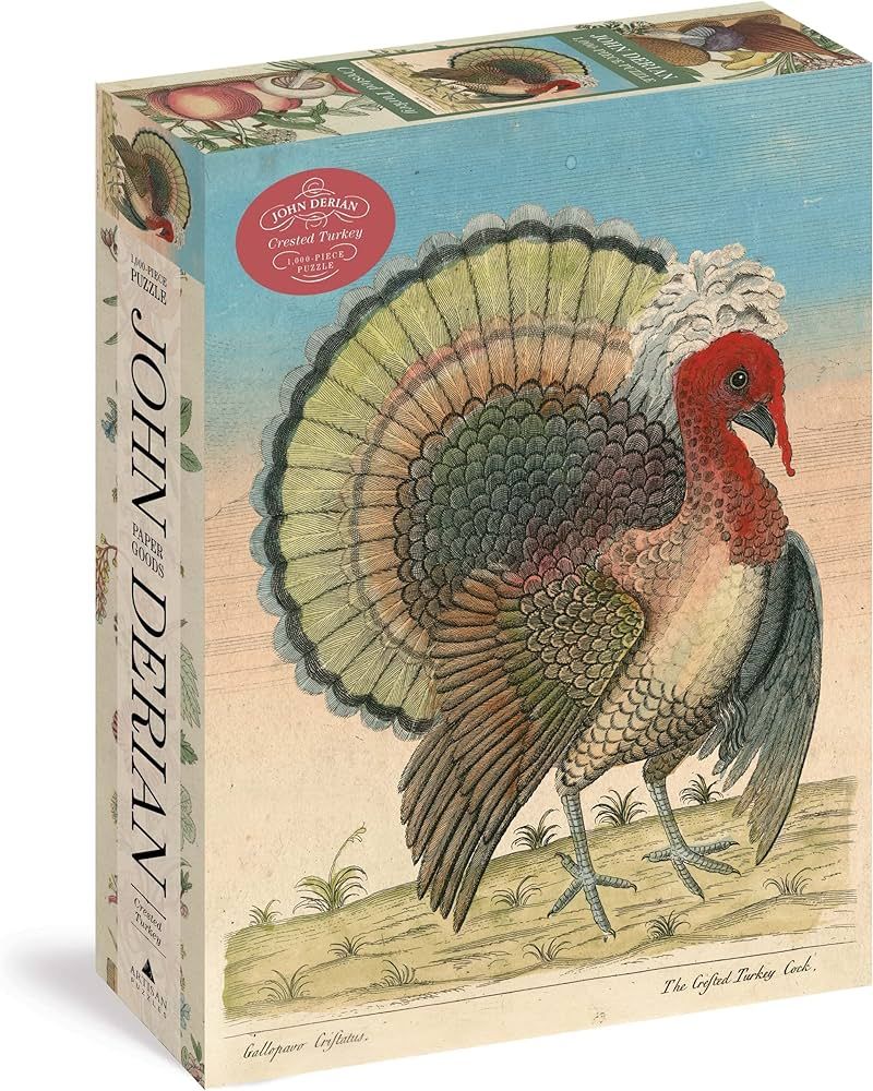 John Derian Paper Goods: Crested Turkey 1,000-Piece Puzzle | Amazon (US)
