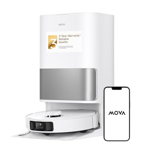 Mova P10 Pro Ultra Robot Vacuum and Mop 13,000Pa Suction, 140°F Hot Water Auto Mop Washing & Drying, Dual Spinning Extenable Mop,10.5mm Lifting for Carpet, 360°Obstacle Avoidance, App Control | Amazon (US)