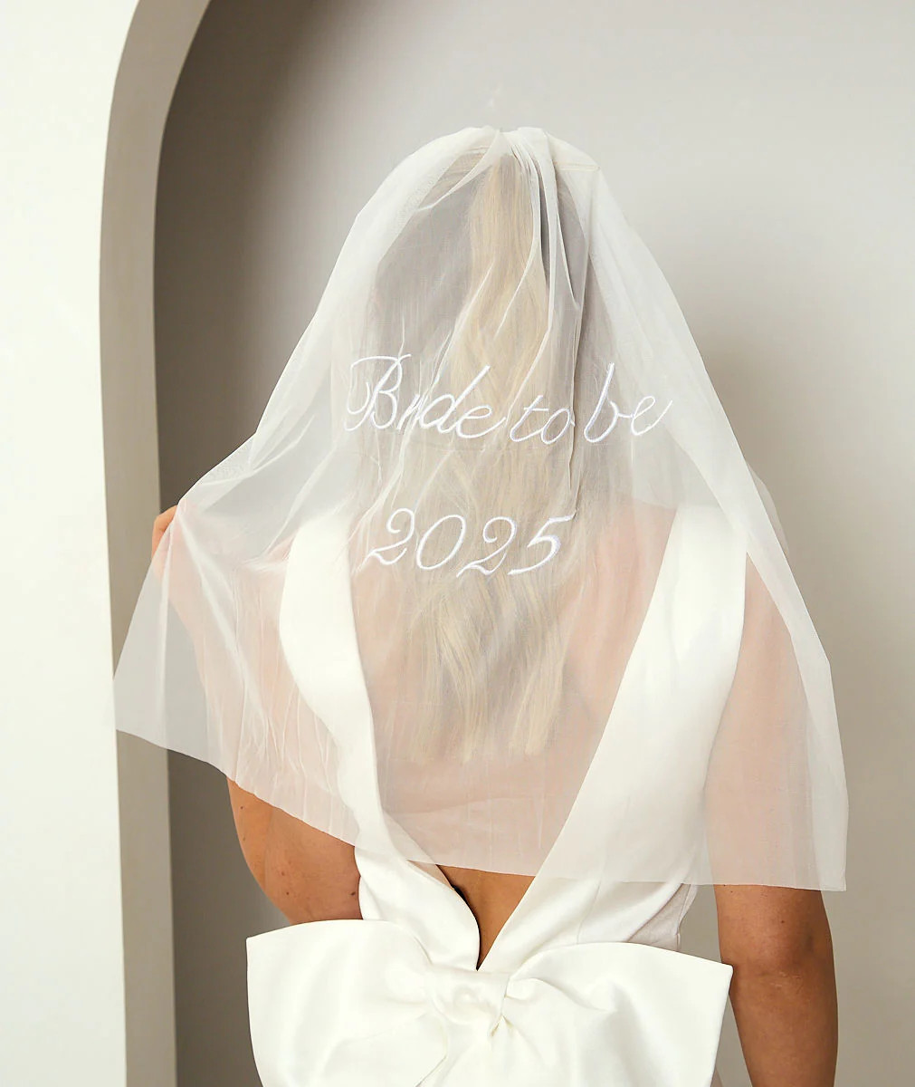 Bride To Be 2025 Tulle Veil | Six Stories