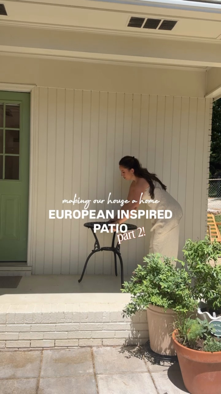  
EURO BACKYARD UNLOCKED (part 2)
It’s finally all coming together and pretending we live in Europe now feels like reality… even though we’re  still in South Carolina. 

Backyard patio decor, affordable outdoor furniture, euro summer at home, patio decor, spring summer outdoor living 



 

#LTKSeasonal #LTKHome #LTKvlog