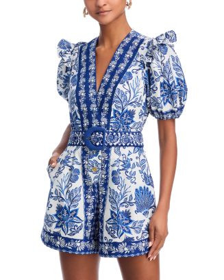 FARM Rio Shell Garden Romper  | Bloomingdale's Women | Bloomingdale's (US)