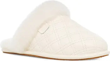 Scuffette II Quilted Genuine Shearling Slipper | Nordstrom