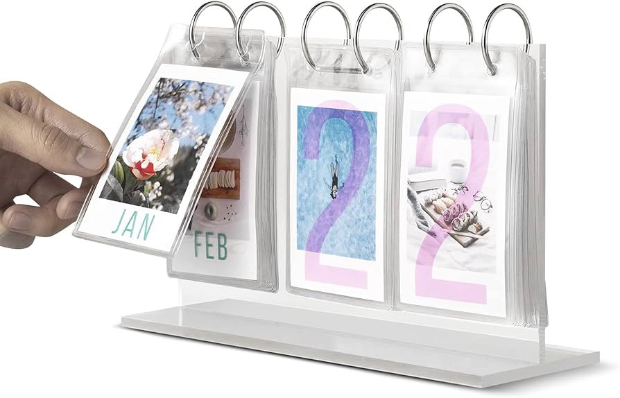Elil Instax Mini Photo Calendar, Instax Accessories Instax Flip Frame Holds 25 Instax Mini Film, ... | Amazon (US)