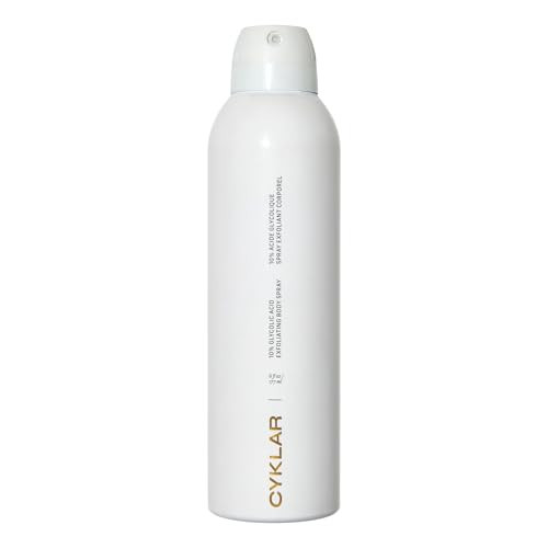 Cyklar Glycolic Acid Exfoliating Body Spray – 10% AHA Toner for Face & Body. Skin-Smoothing Spray with Peptides & Enzymes – Fragrance-Free, 6 fl oz | Amazon (US)
