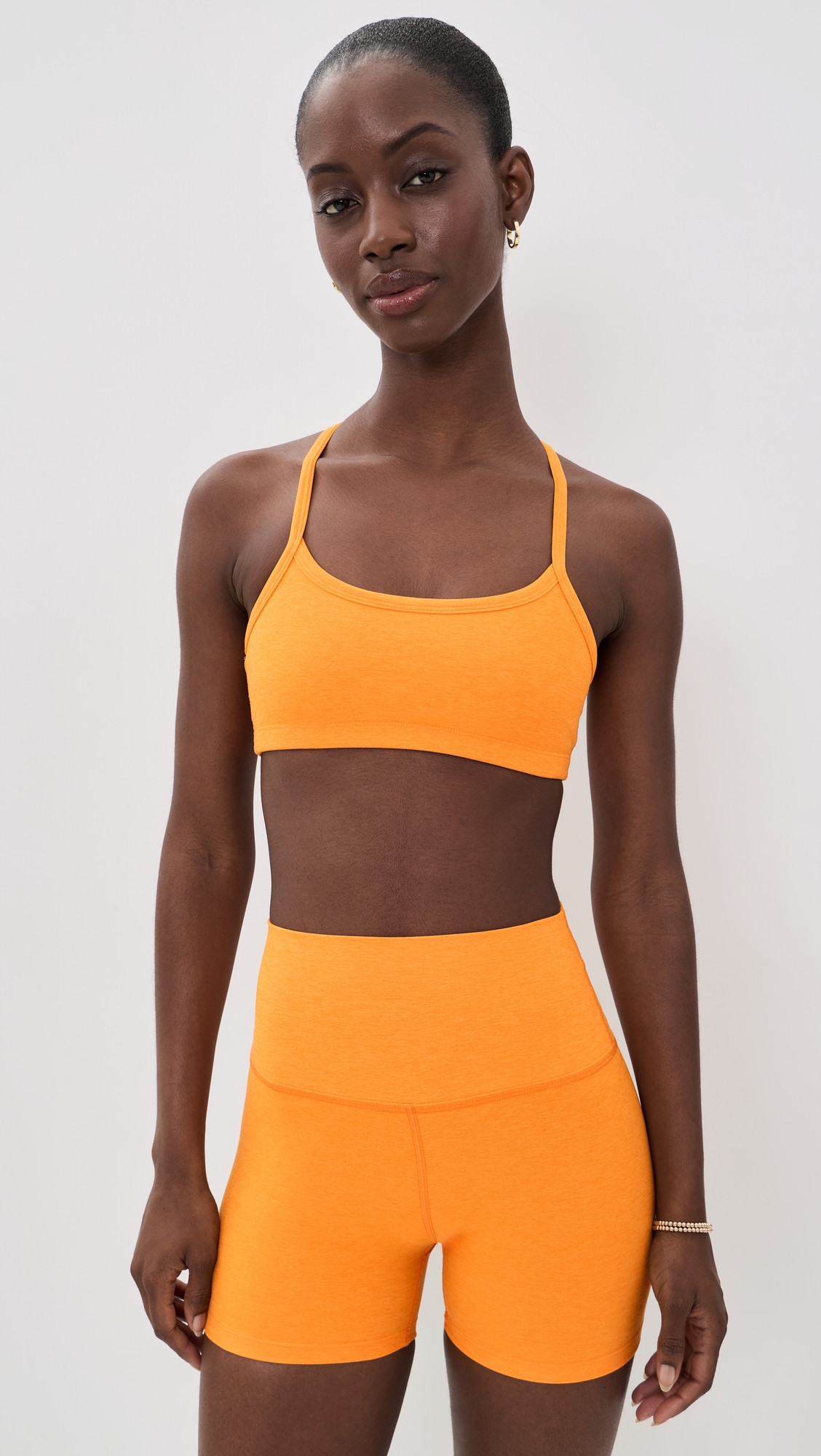Beyond Yoga Spacedye Slim Racerback Bra Bright Citrus Heather S | Shopbop