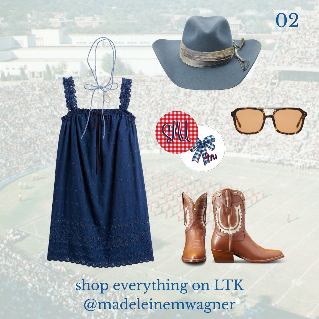 SMU boulevard style guide 02 | red white and blue outfit, SMU tailgate outfit, cowboy boots outfit, southern style, patriotic gameday look, fall college outfit, cute football game outfit, tailgate ready 

 #LTKSeasonal #LTKFindsUnder100 #LTKStyleTip