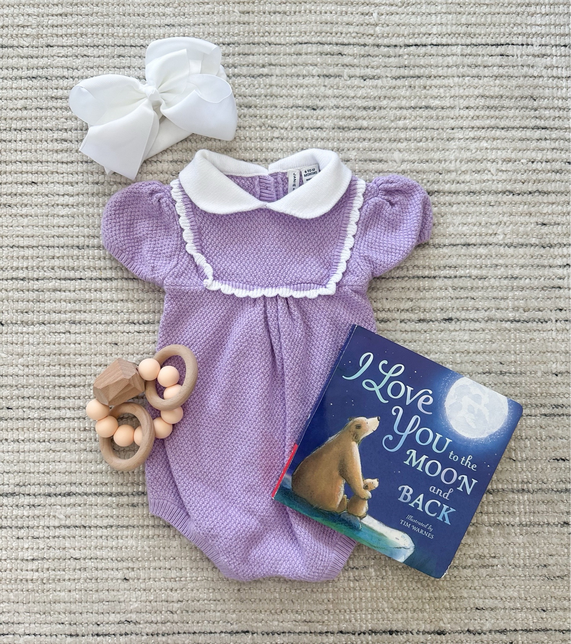 I love this collar sweater romper for baby girl! So pretty for spring and summer. I love the scallop trim detailing, too. On sale for 60% off and comes in sizes to newborn to 24 months! 

#LTKBaby #LTKStyleTip #LTKSaleAlert